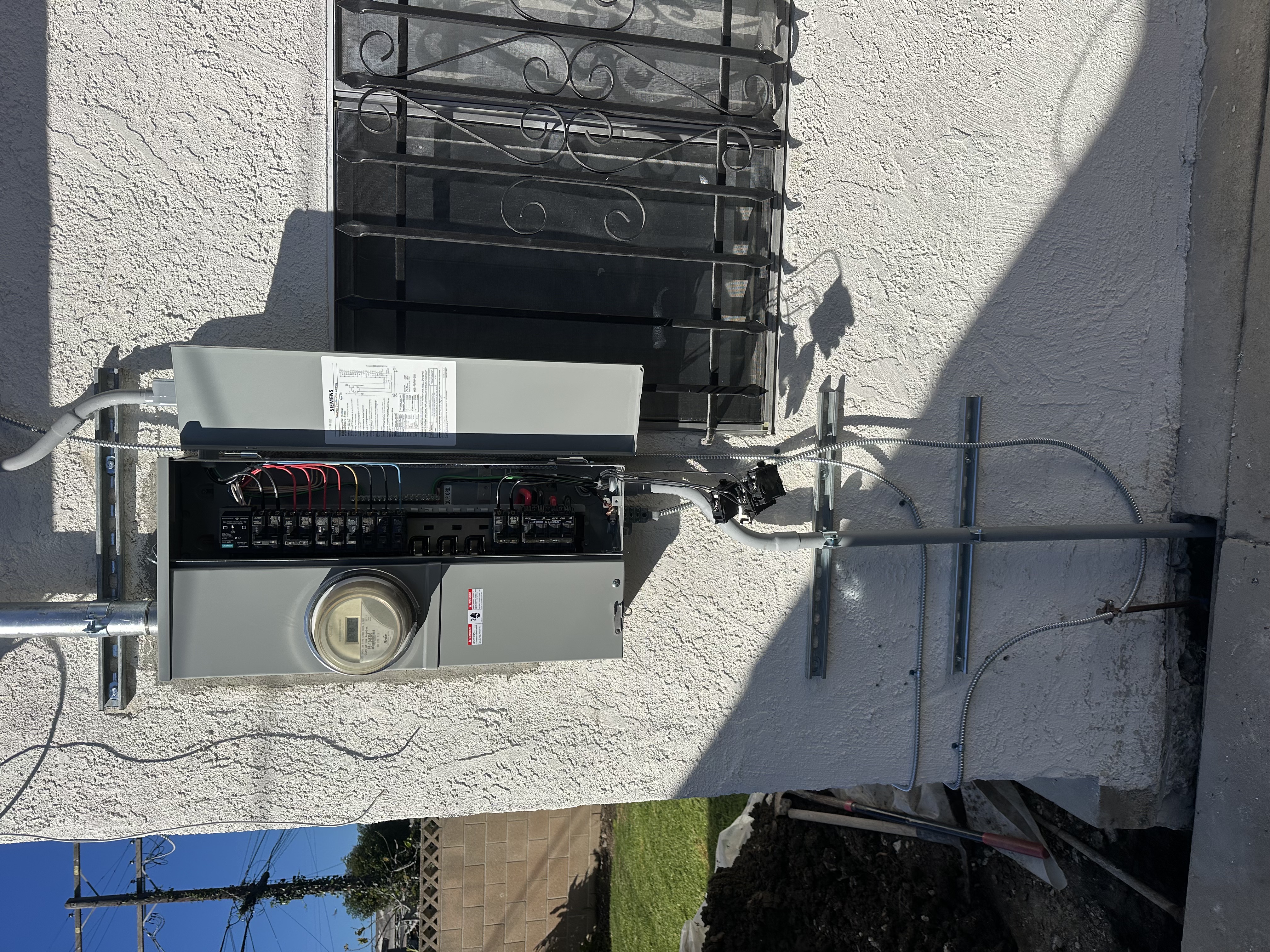 New Siemens electrical panel after upgrade
